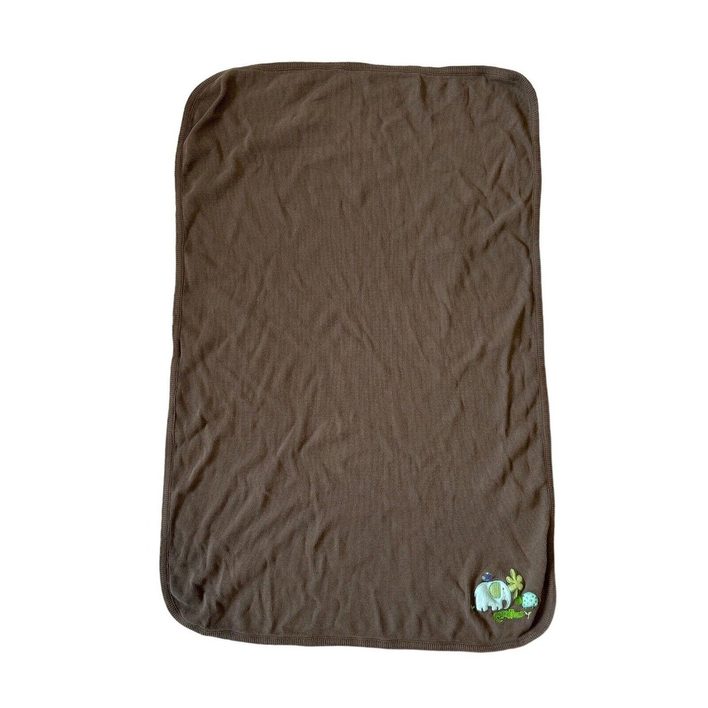 Babies R Us Brown Elephant Turtle Crocodile Bird Thermal Baby Security Blanket